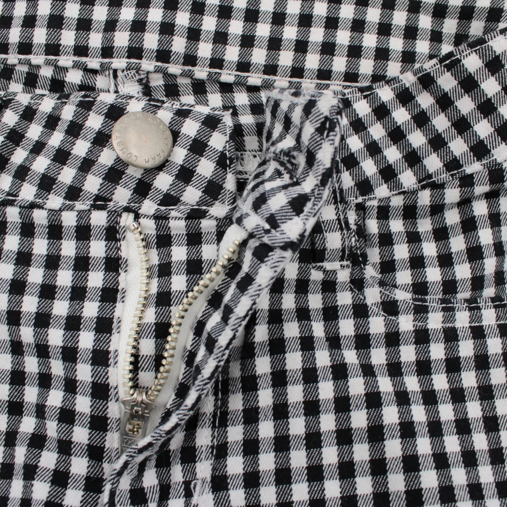 Lowry's Farm Black & White Checker Cropped Jeans – Women’s XS - Picture 2 of 6